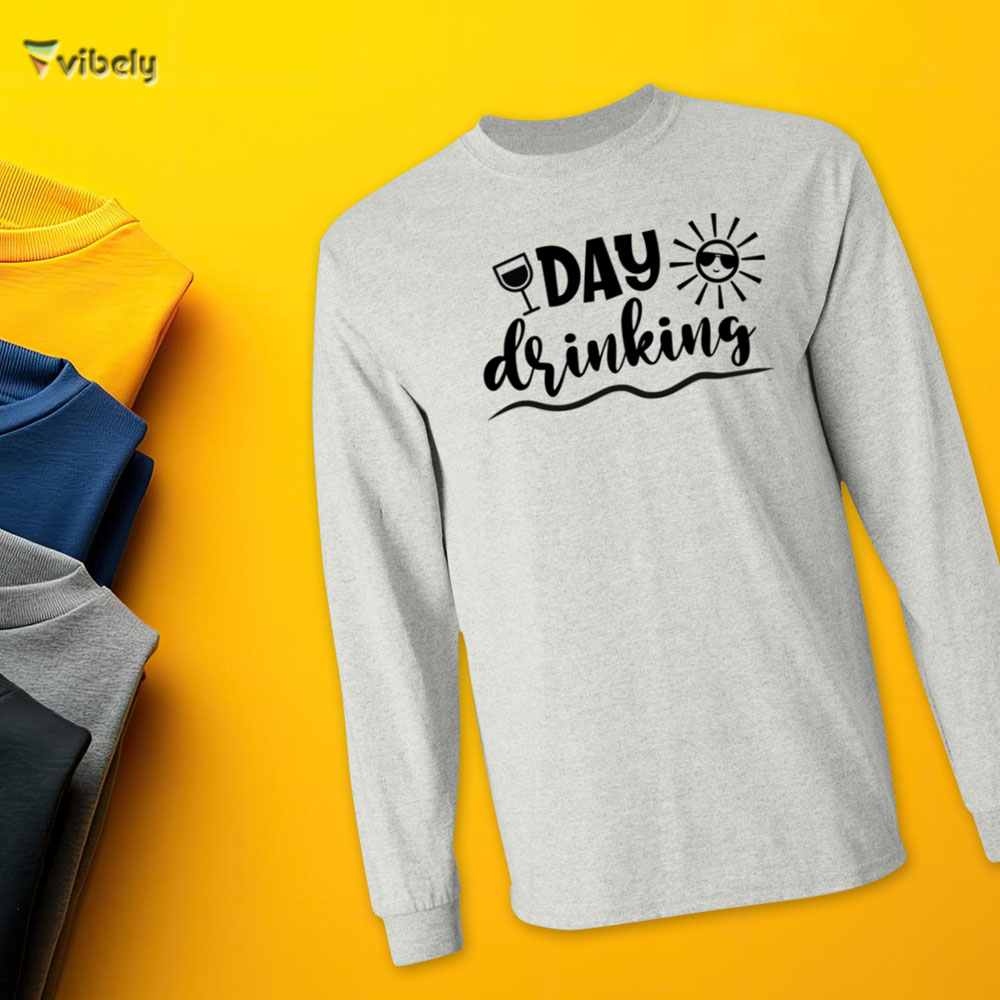 day drinking long Day Drinking Men’s Long Sleeve