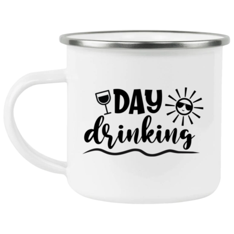 Day Drinking Enamel Mug