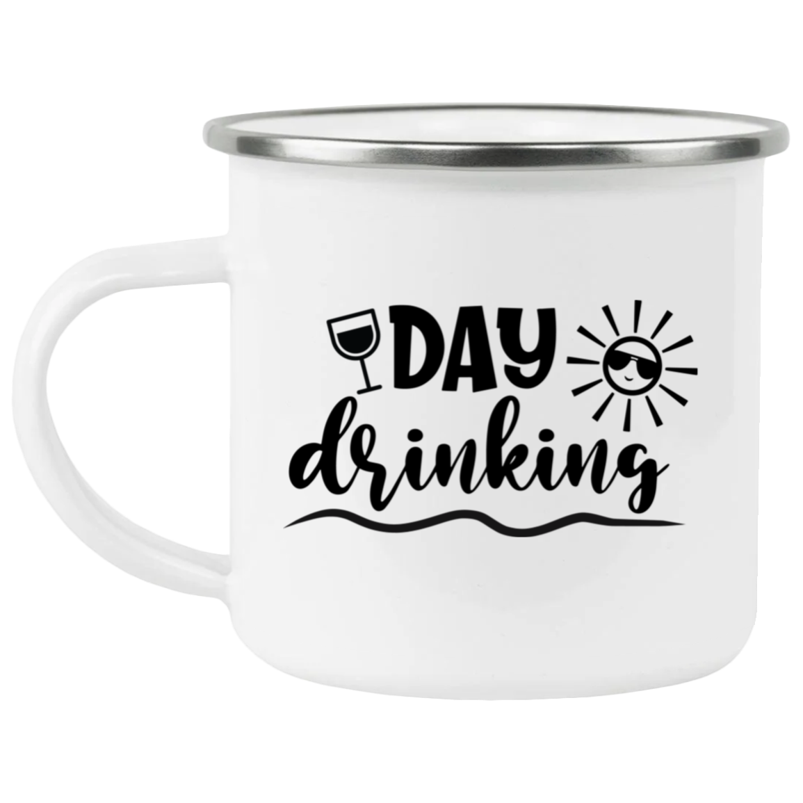1458-15130-105883605 Day Drinking Enamel Mug
