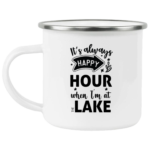 It's Always Happy Hour Enamel Mug