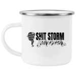 Shit Storm Survivor Enamel Mug