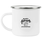 We Will Be Friends Enamel Mug