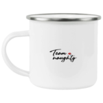 Team Naughty Enamel Mug