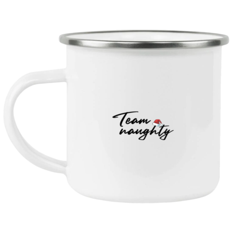Team Naughty Enamel Mug