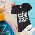 Sunrise Sunburn Sunset T-Shirt