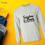 Sunshine & Beer Men’s Long Sleeve