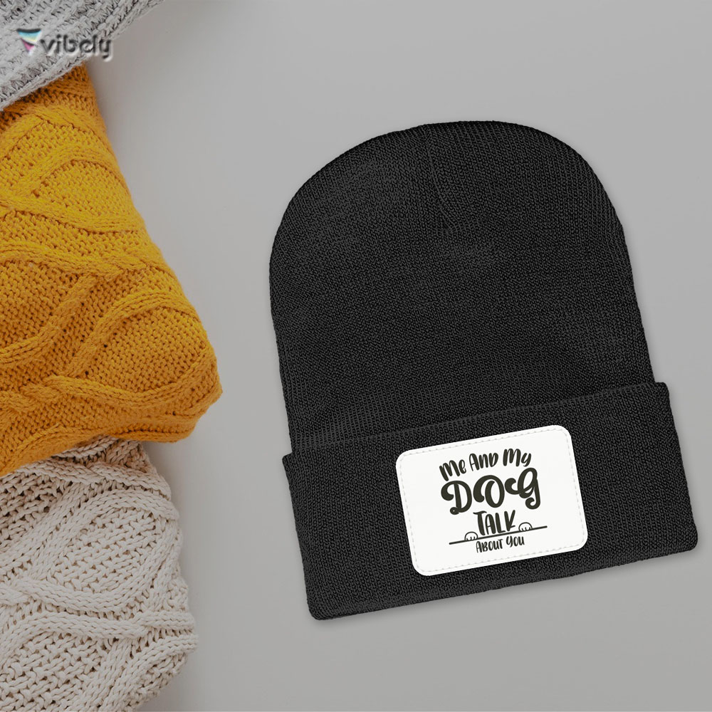 dok talk beanie Me And My Dog Beanie