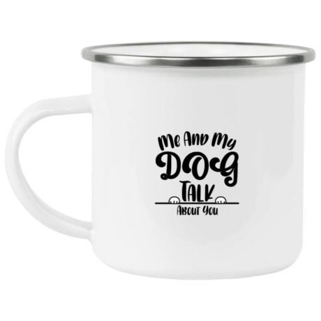 Me And My Dog Enamel Mug