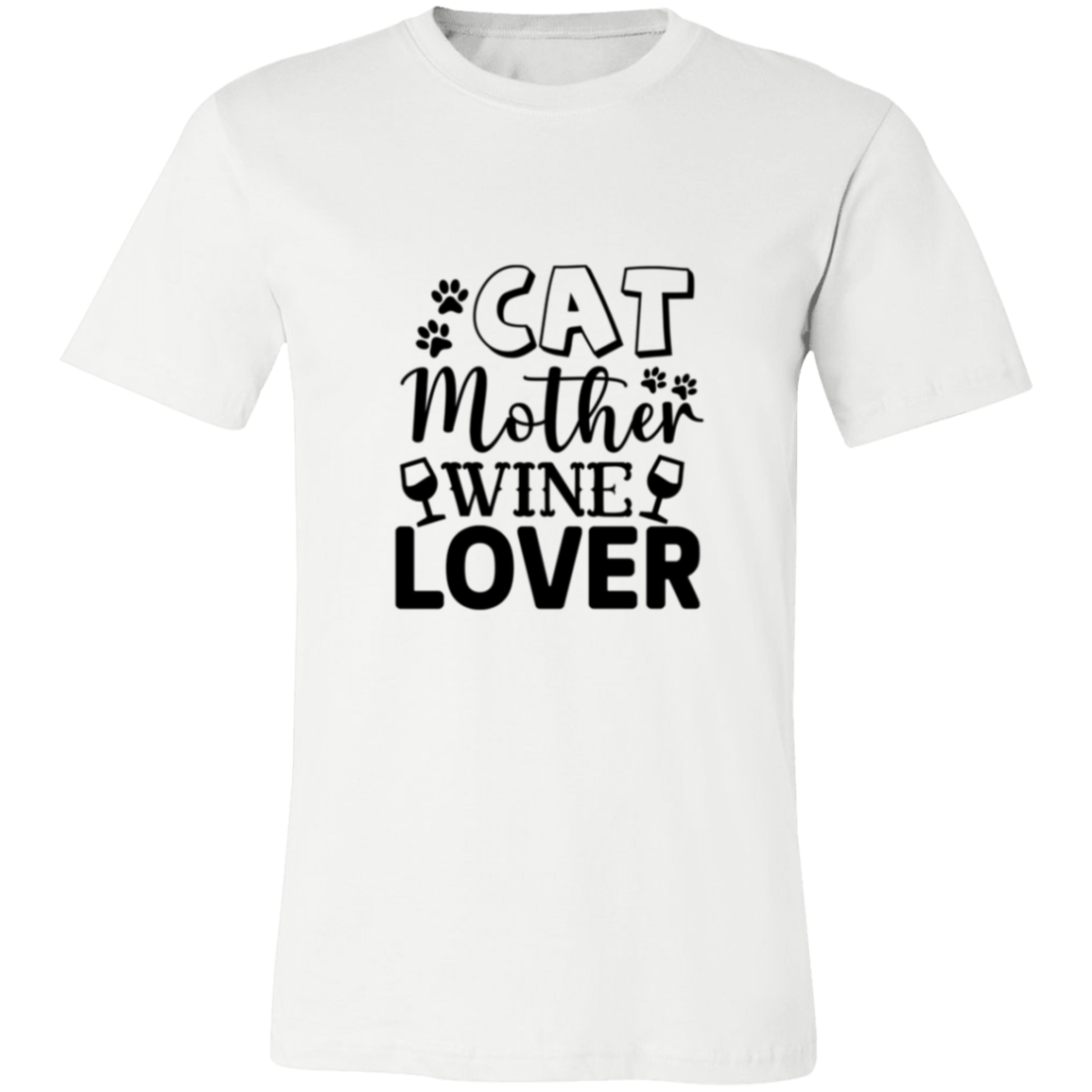 952-9405-106358139 Cat Mother Wine Lover T-Shirt