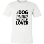 Dog Mother Wine Lover T-Shirt