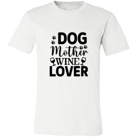 Dog Mother Wine Lover T-Shirt