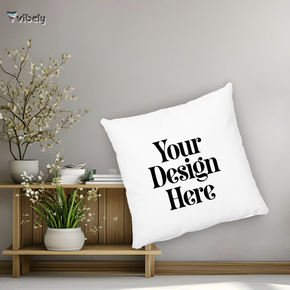 Customizable Large Square Pillow Customizable Large Square Pillow
