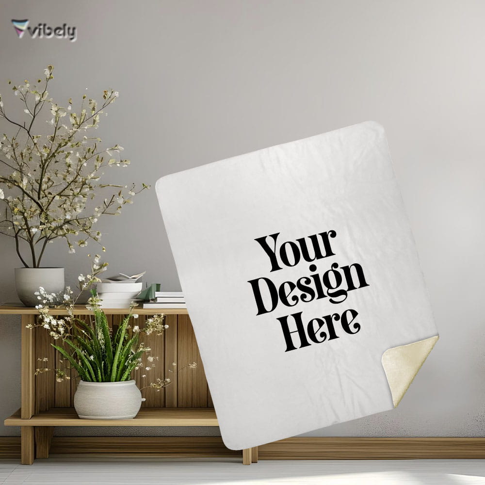 Customizable Sherpa Blanket 50×60