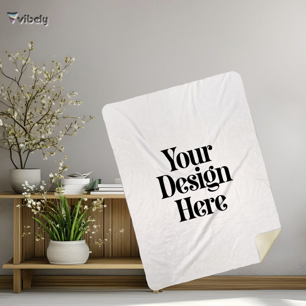 Customizable Sherpa Blanket 60×80